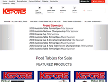 Tablet Screenshot of k-sports.com